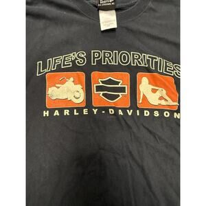 APPALACHIAN HARLEY DAVIDSON 2XL LIFE'S PRIORITIES TSHIRT